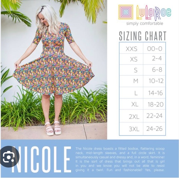 Lularoe Nicole - Picture 3 of 3